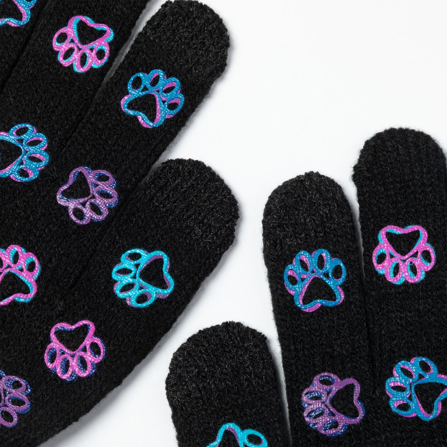 Paw Print Touch Screen Gloves