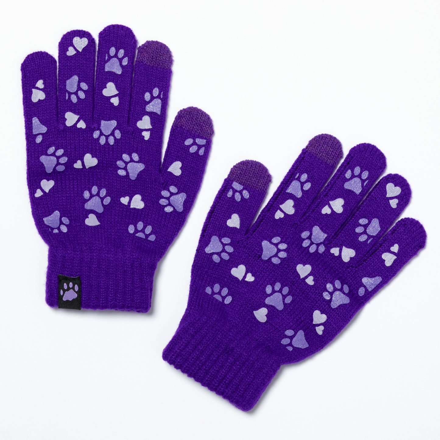 Paw Print Touch Screen Gloves