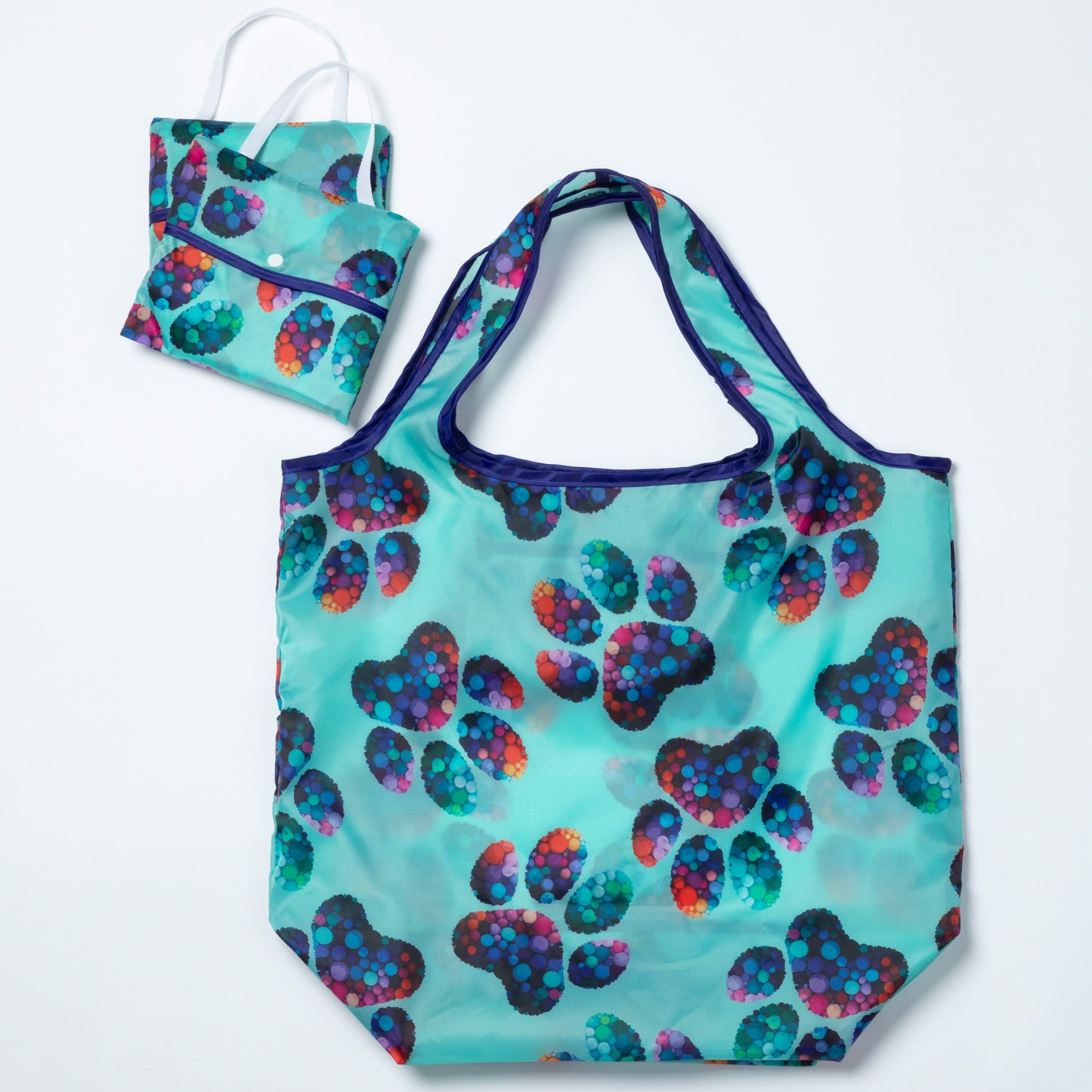 Paws Packable Reusable Shopping Bags - Set of 3