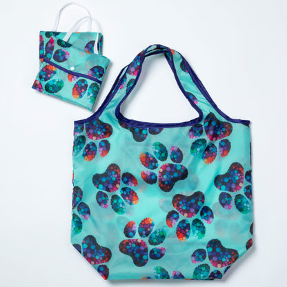 Paws Packable Reusable Shopping Bags - Set of 3