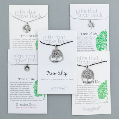 Friendship Tree Pewter Jewelry