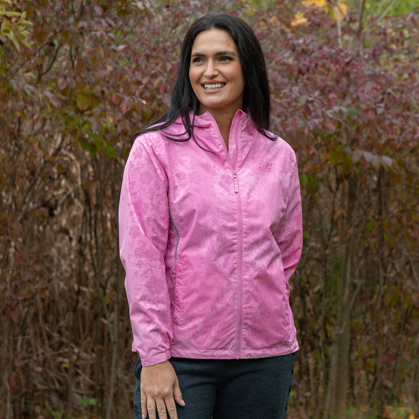 Magical Print Paw Print Rain Jacket