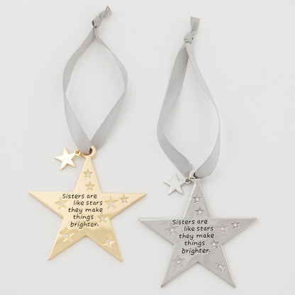 Sisters/Mothers Are Like Stars Ornament