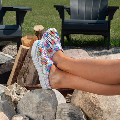 Rainbow Paw Slip-On Clogs