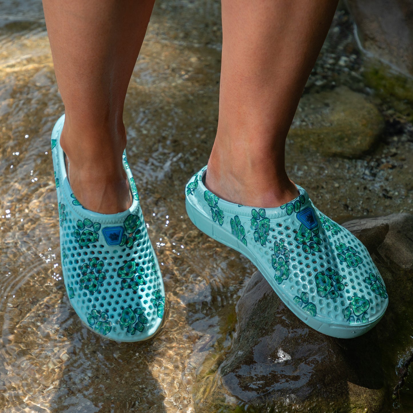 Rainbow Paw Slip-On Clogs