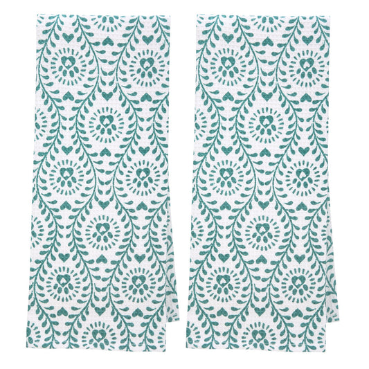 Playful Pattern Kitchen Towel - Set of 2