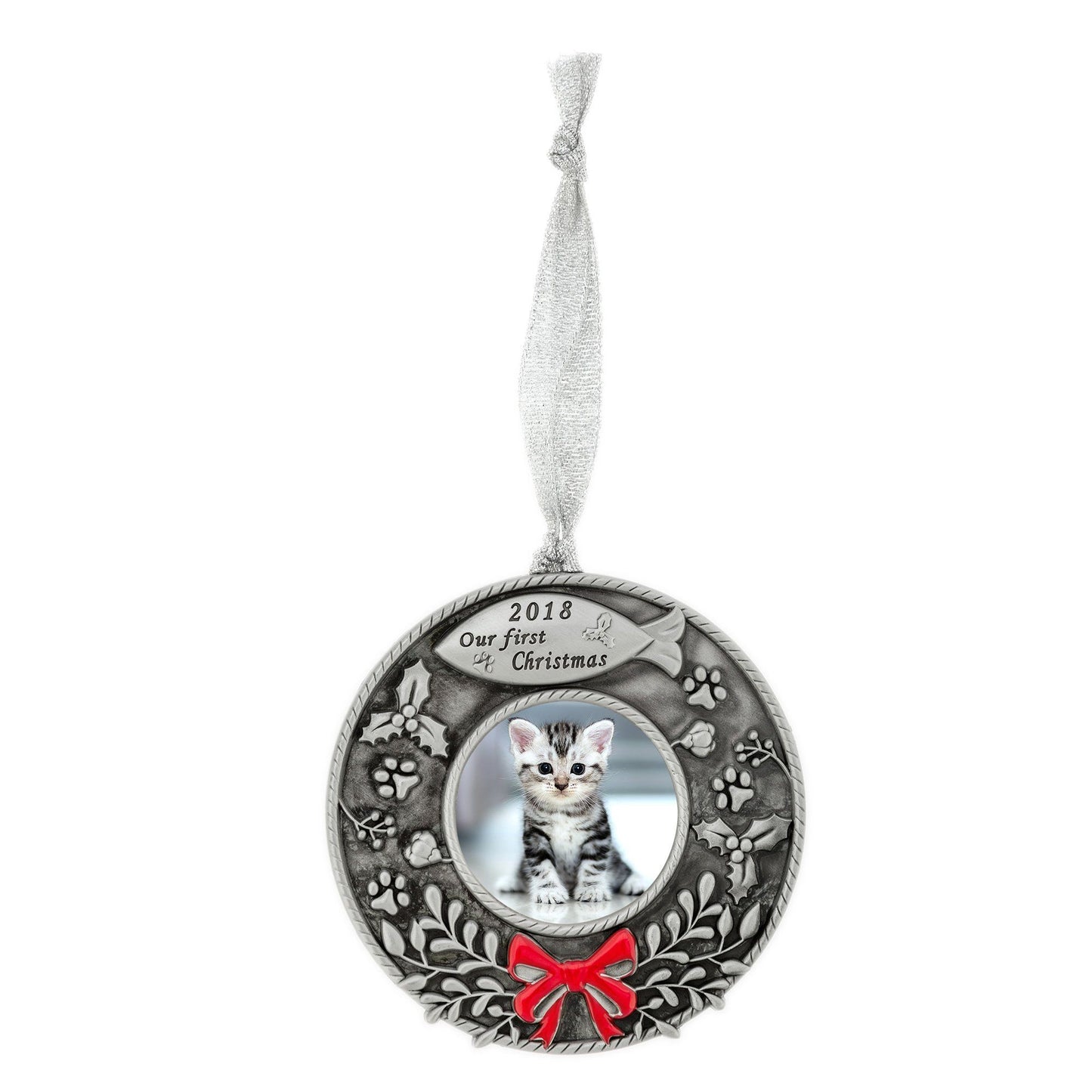 Our First Christmas 2018 Pet Photo Ornament