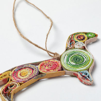 Recycled Magazine Ornament | Handmade, Fair Trade