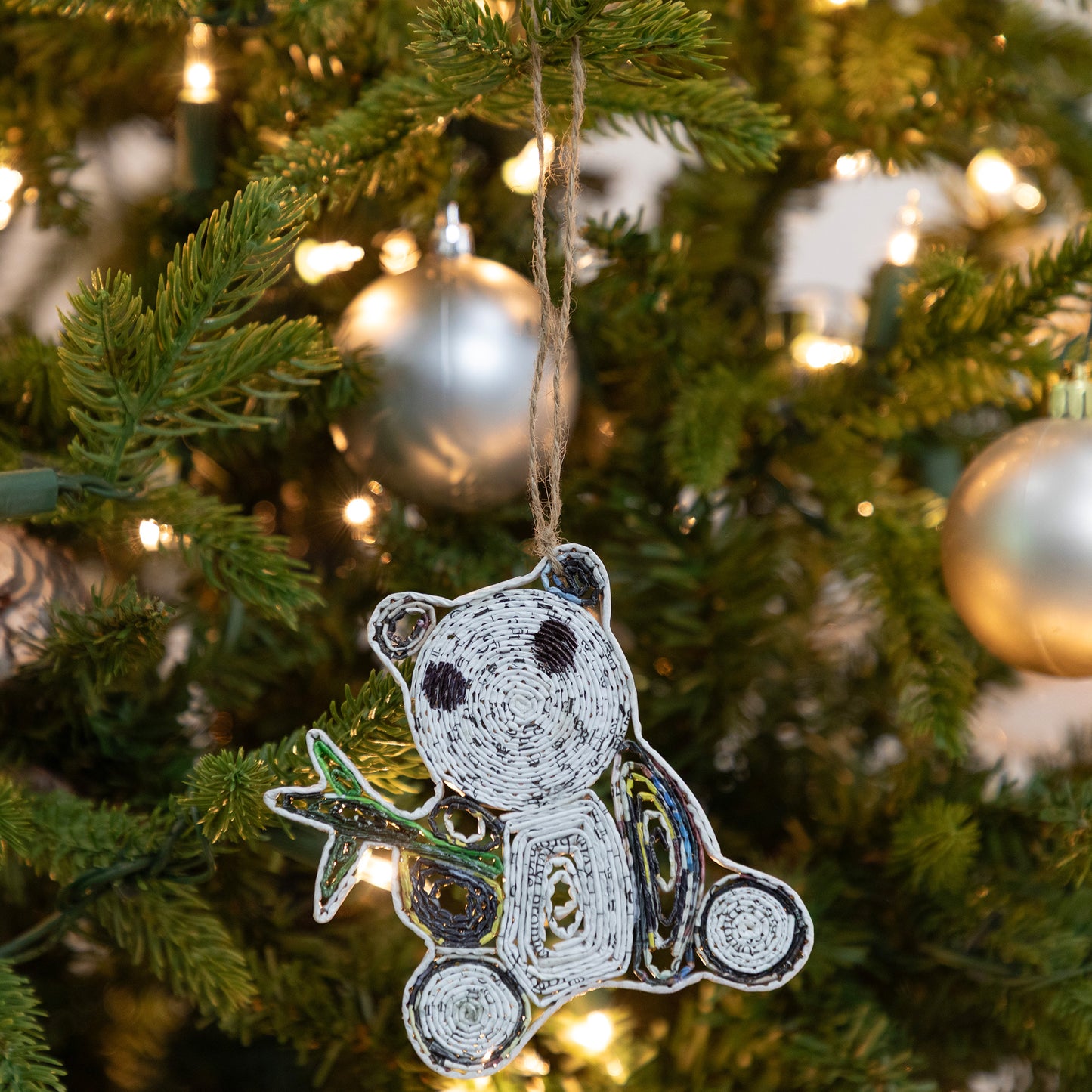 Recycled Magazine Ornament | Handmade, Fair Trade