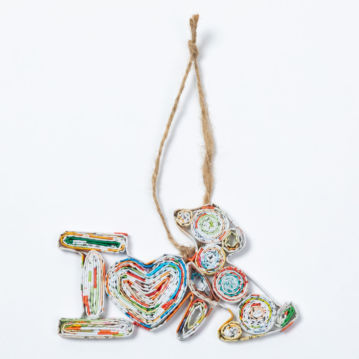 Recycled Magazine Ornament | Handmade, Fair Trade