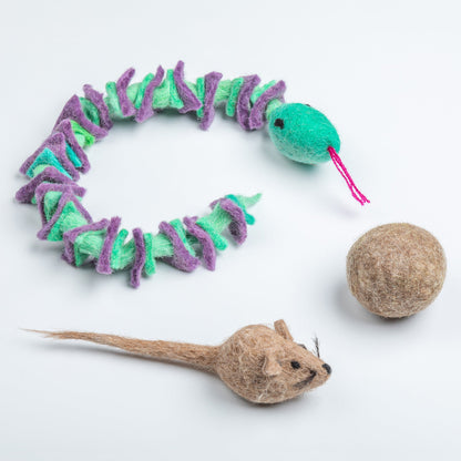 Handmade Felt Cat Toy