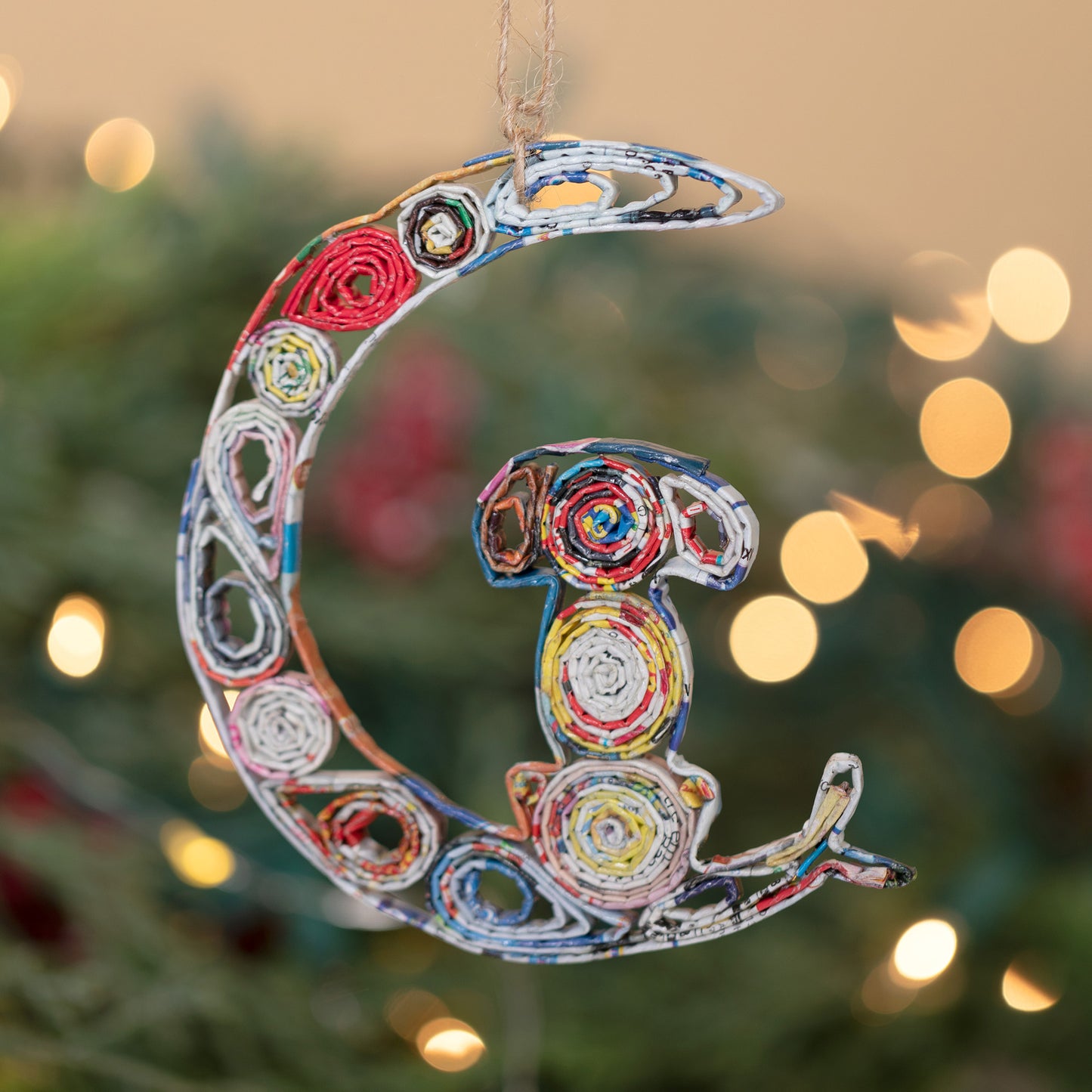 Recycled Magazine Ornament | Handmade, Fair Trade