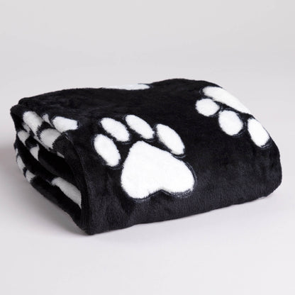 Super Cozy&trade; Paw Print Travel Blanket