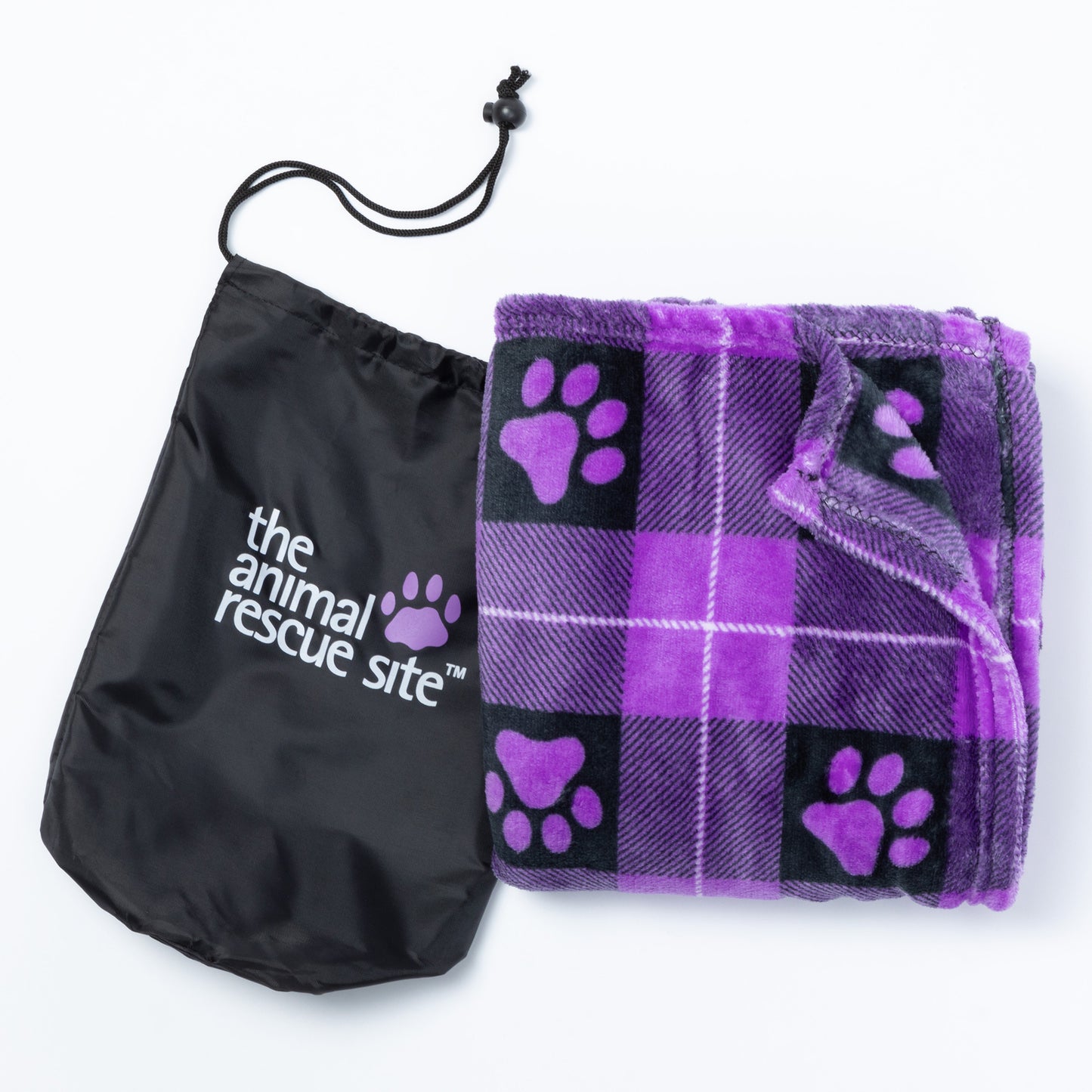 Super Cozy&trade; Paw Print Travel Blanket