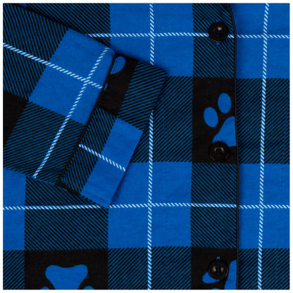 Flannel Paws Pajama Set