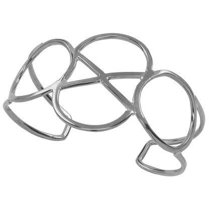 Geo Sterling Silver Cuff