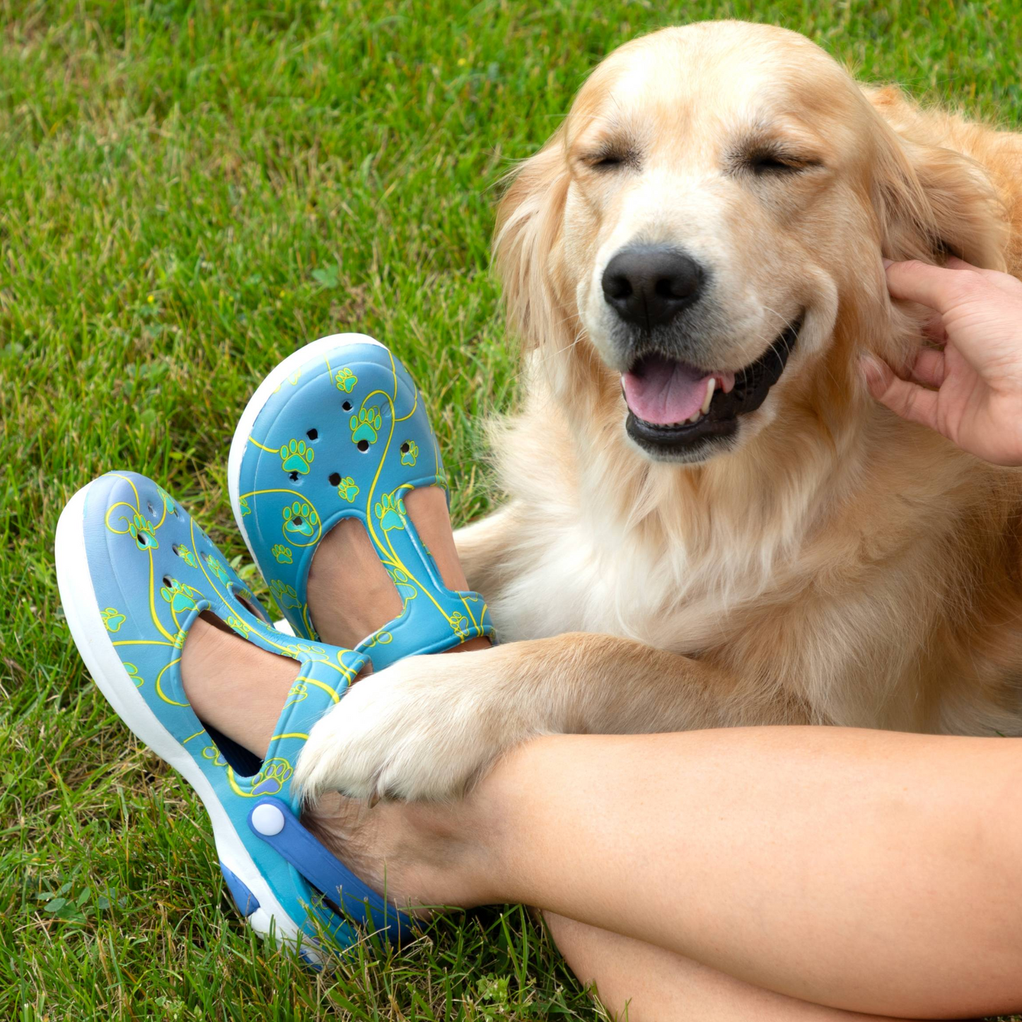 Multicolored Mary Jane Clogs