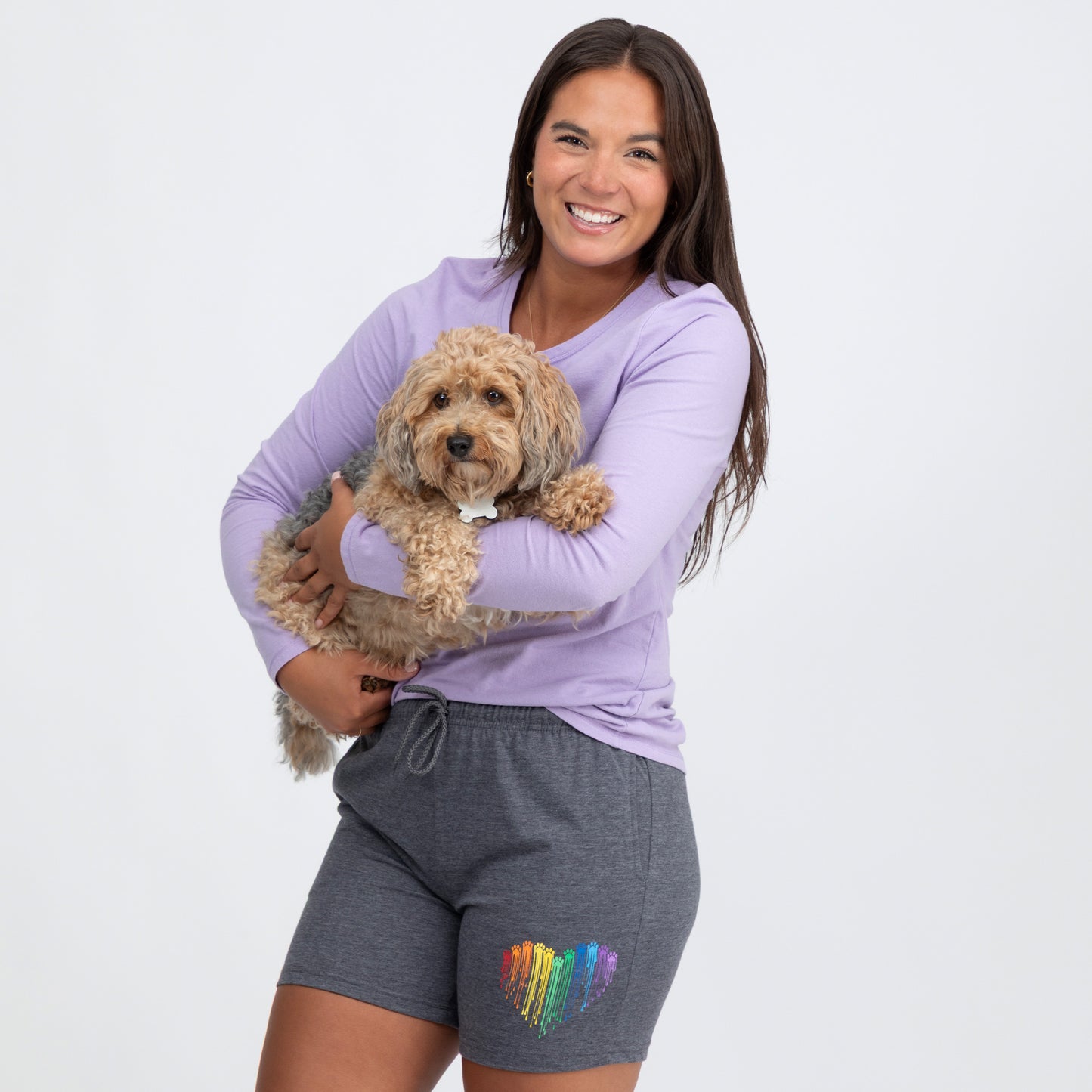 Pawsitively Adorable Casual Shorts