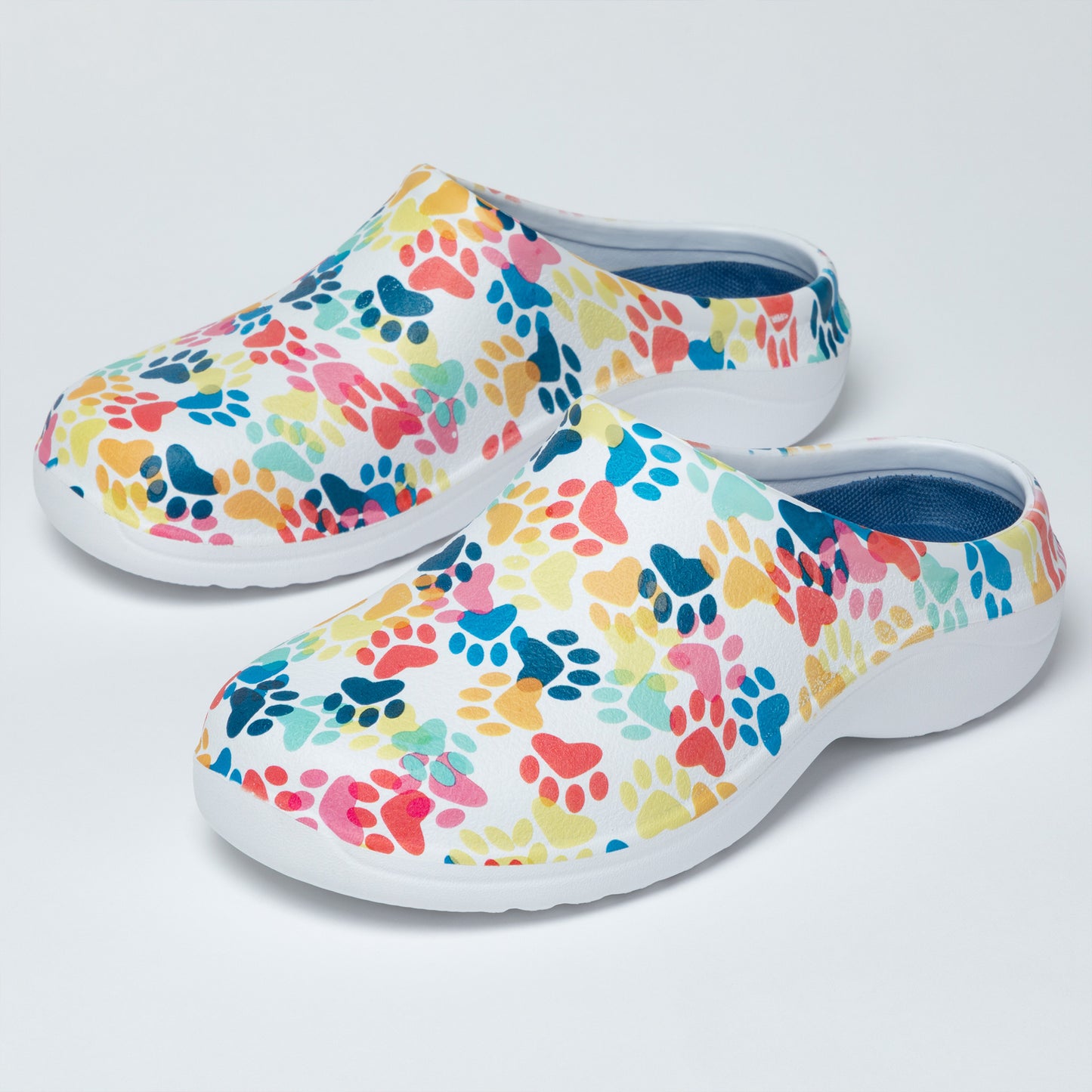 Paw Print Garden Clogs