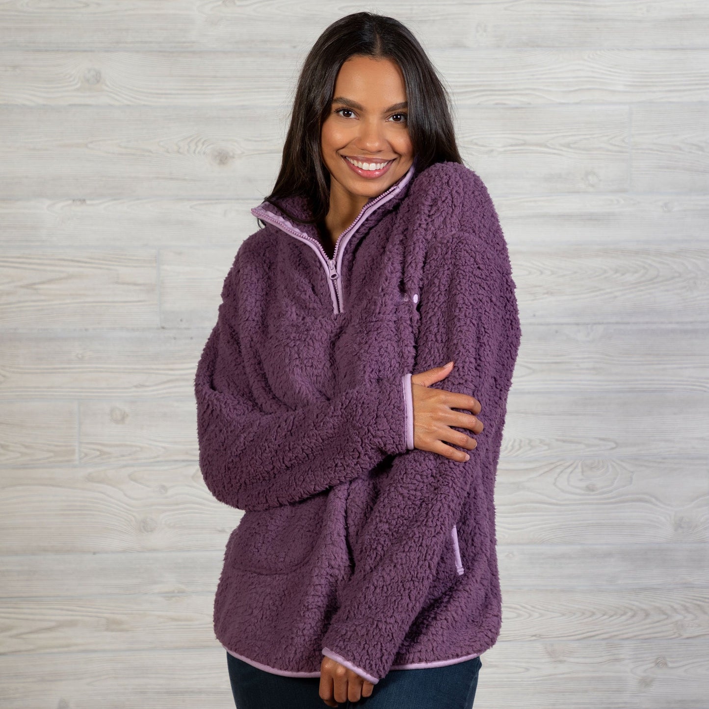 Cozy Paw Plush Sherpa Fleece Pullover