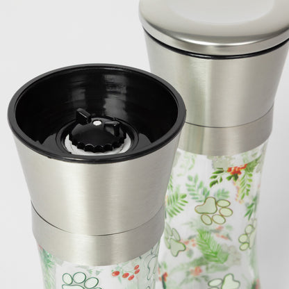 Stainless Steel Salt & Pepper Grinder Set