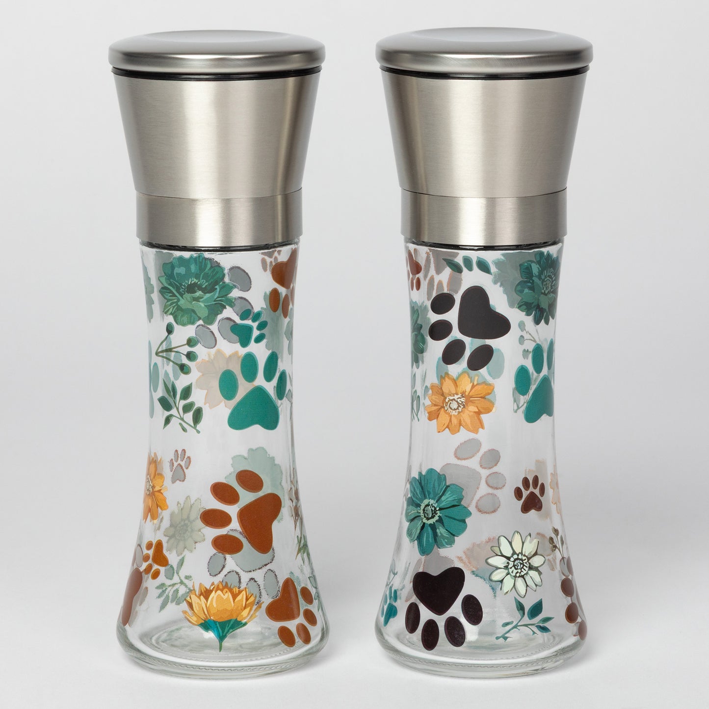 Stainless Steel Salt & Pepper Grinder Set