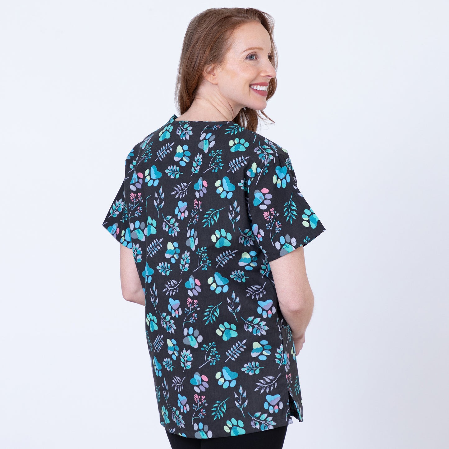 Pawsitivley Lovely Scrub Top