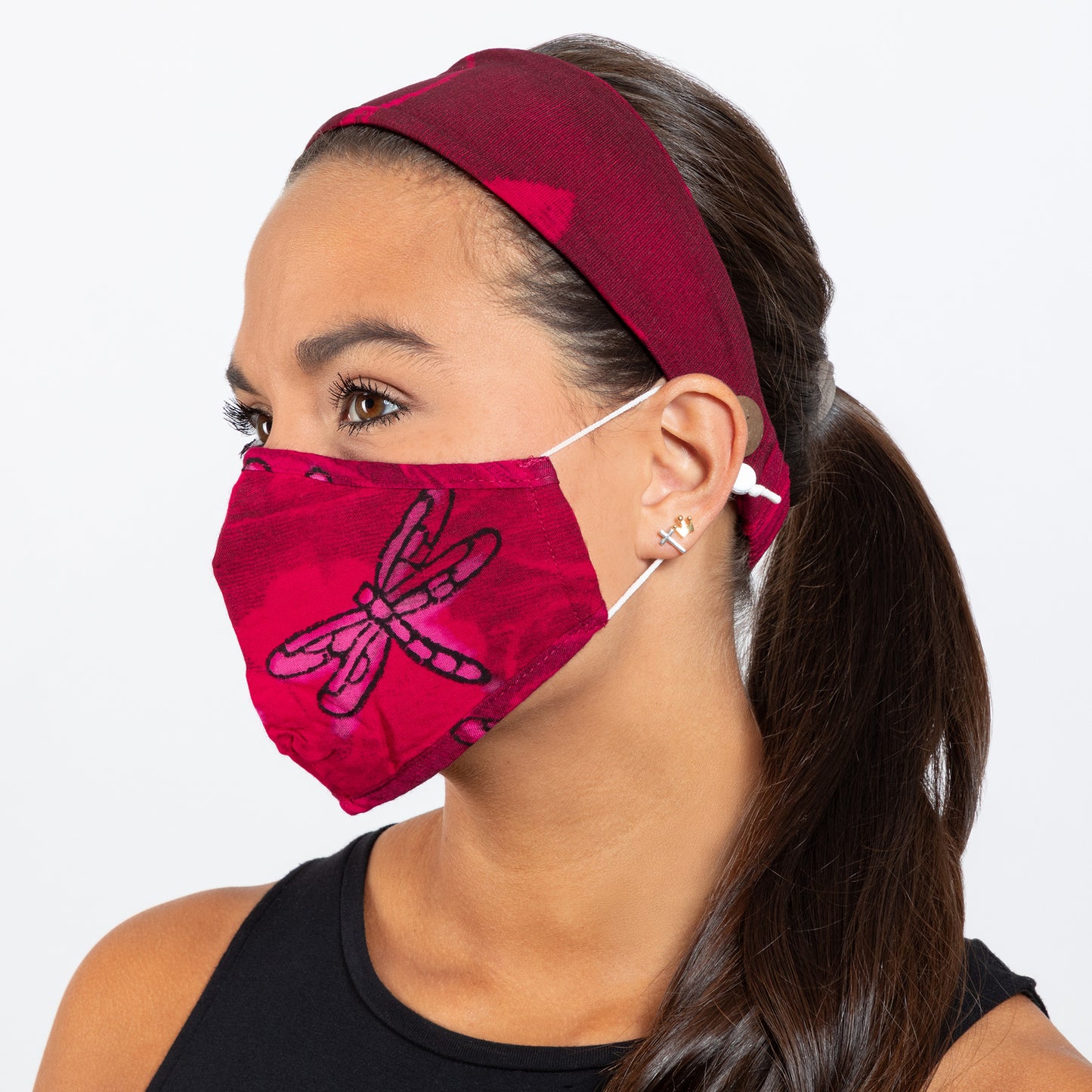 Pretty Pattern Face Mask & Headband