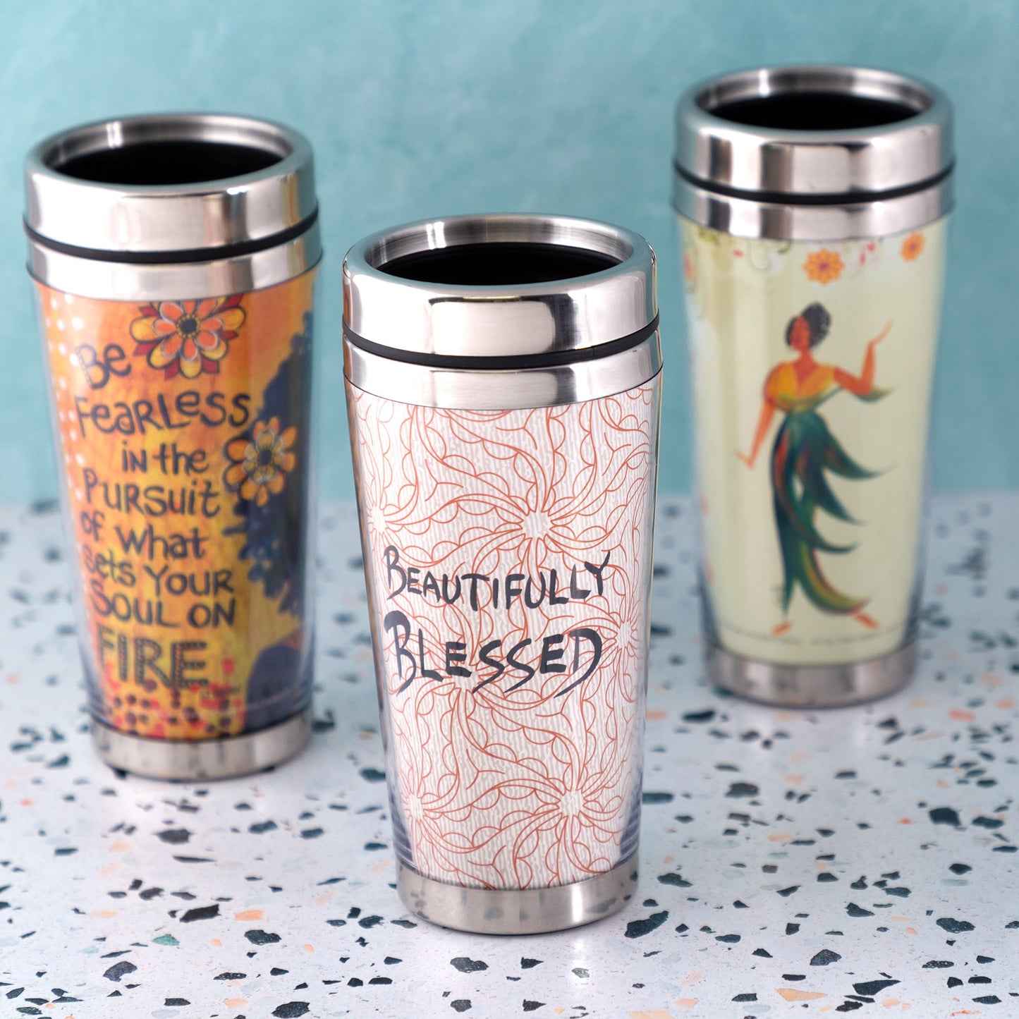 Shades of Color Travel Mug