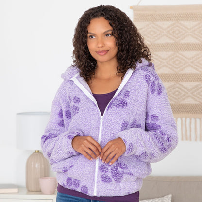 Cozy in Paws Plush Sherpa Fleece Hooded Jacket