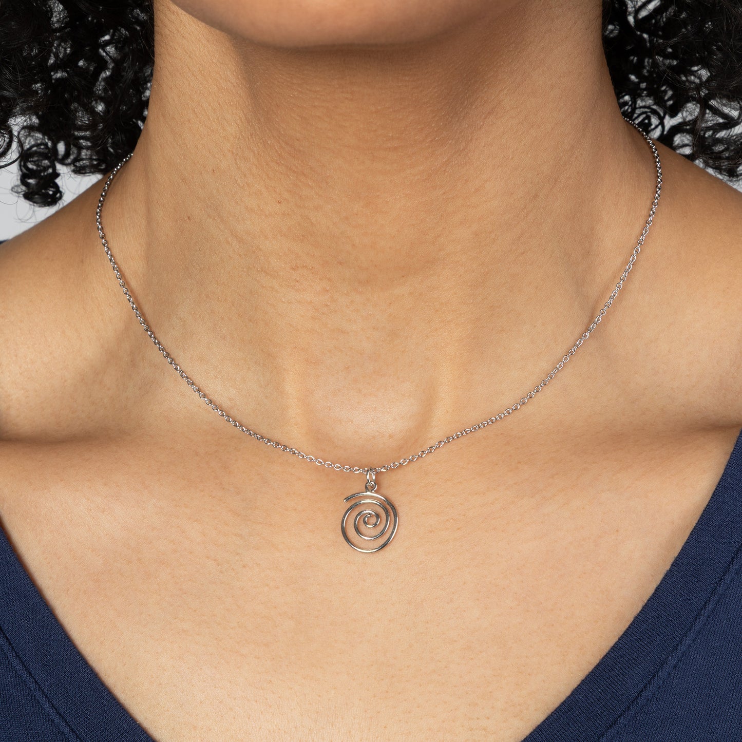 Mindfully Living Pewter Necklace