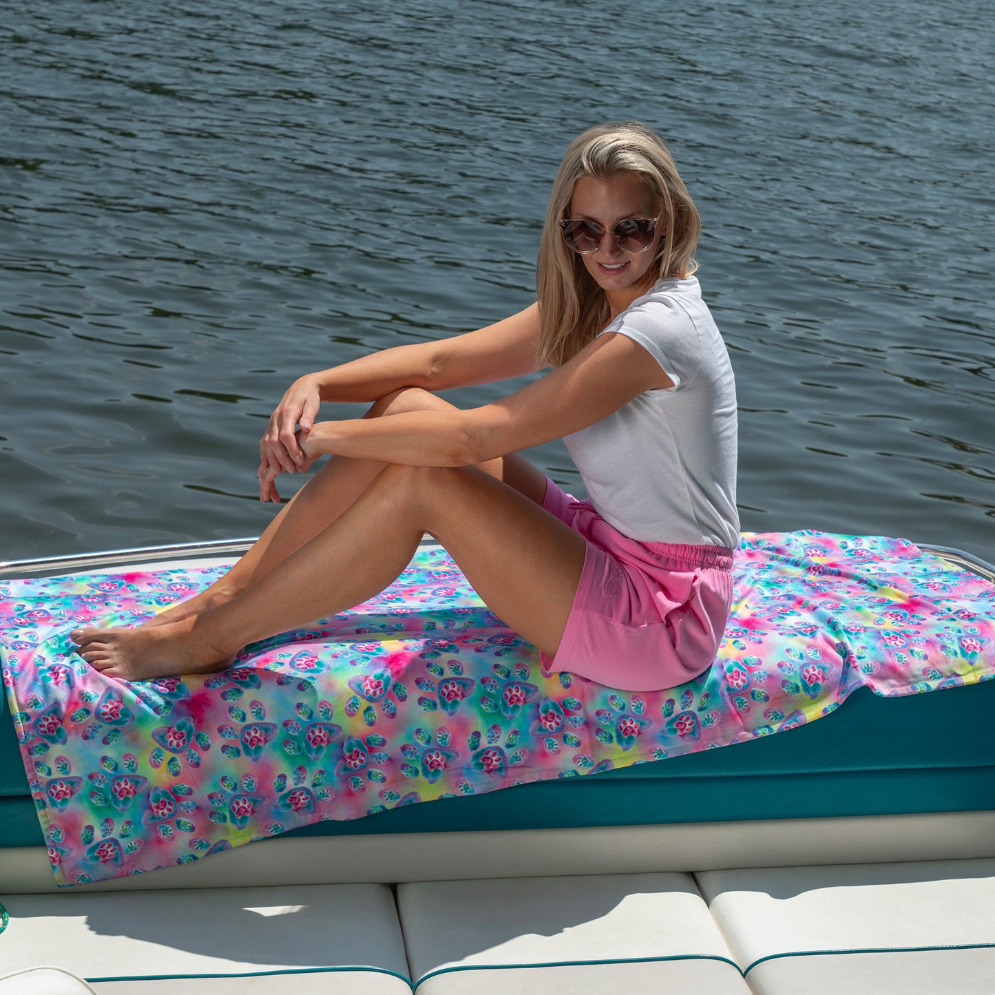 Paw Print Oversized Towel