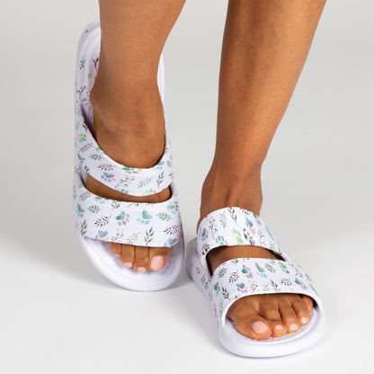 Two Strap Paw Slide Sandals