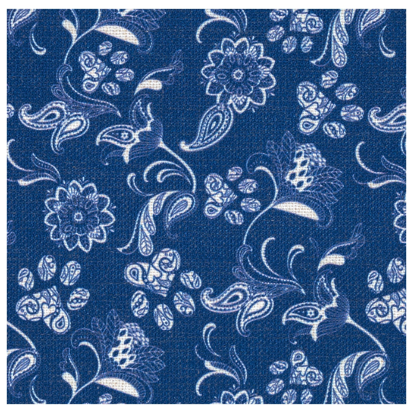 Blue Paisley Placemats - Set of 6