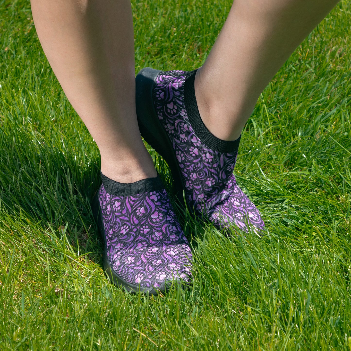 Purple Paw Flex Walking Shoes