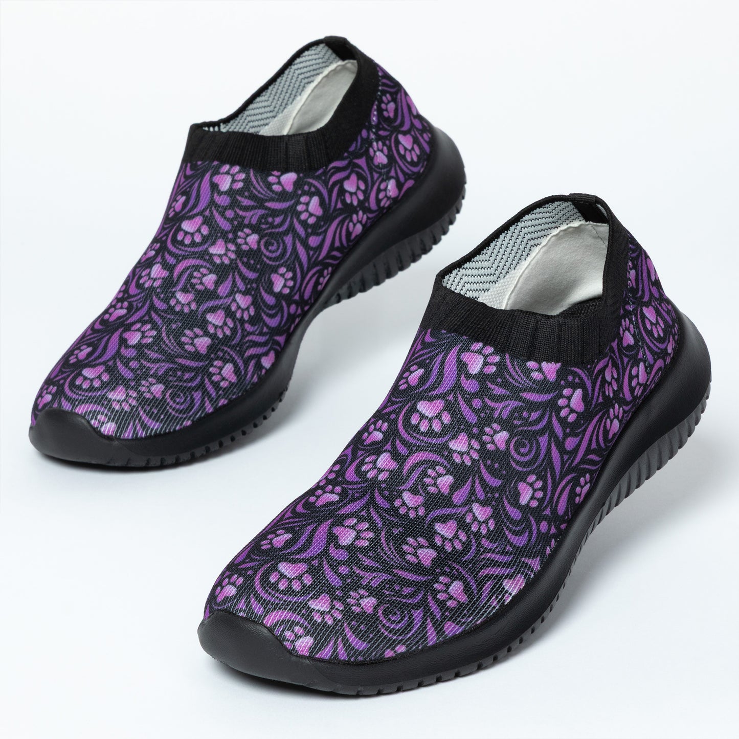 Purple Paw Flex Walking Shoes