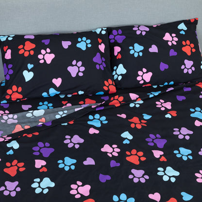 Perfectly Patterned Paws Sheet Set