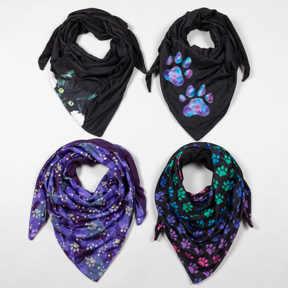 Fleece Lined Oversized Bandana Scarf