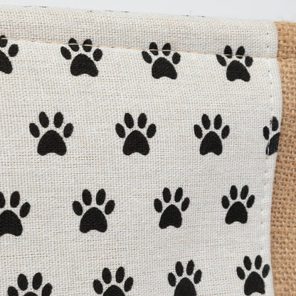 Paw Print Storage Basket with Handles