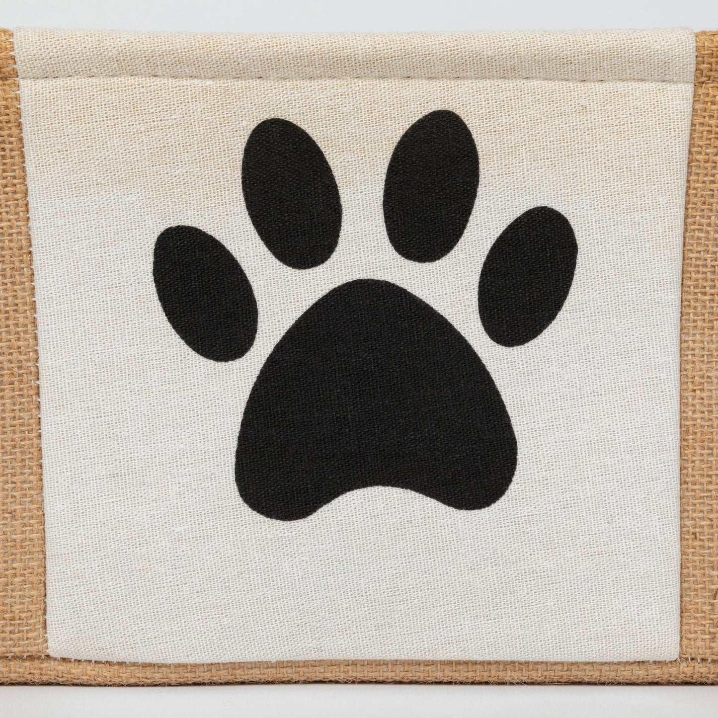Paw Print Storage Basket with Handles