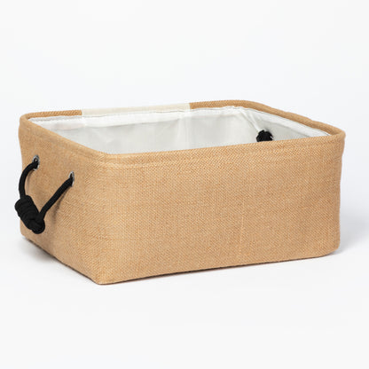 Paw Print Storage Basket with Handles