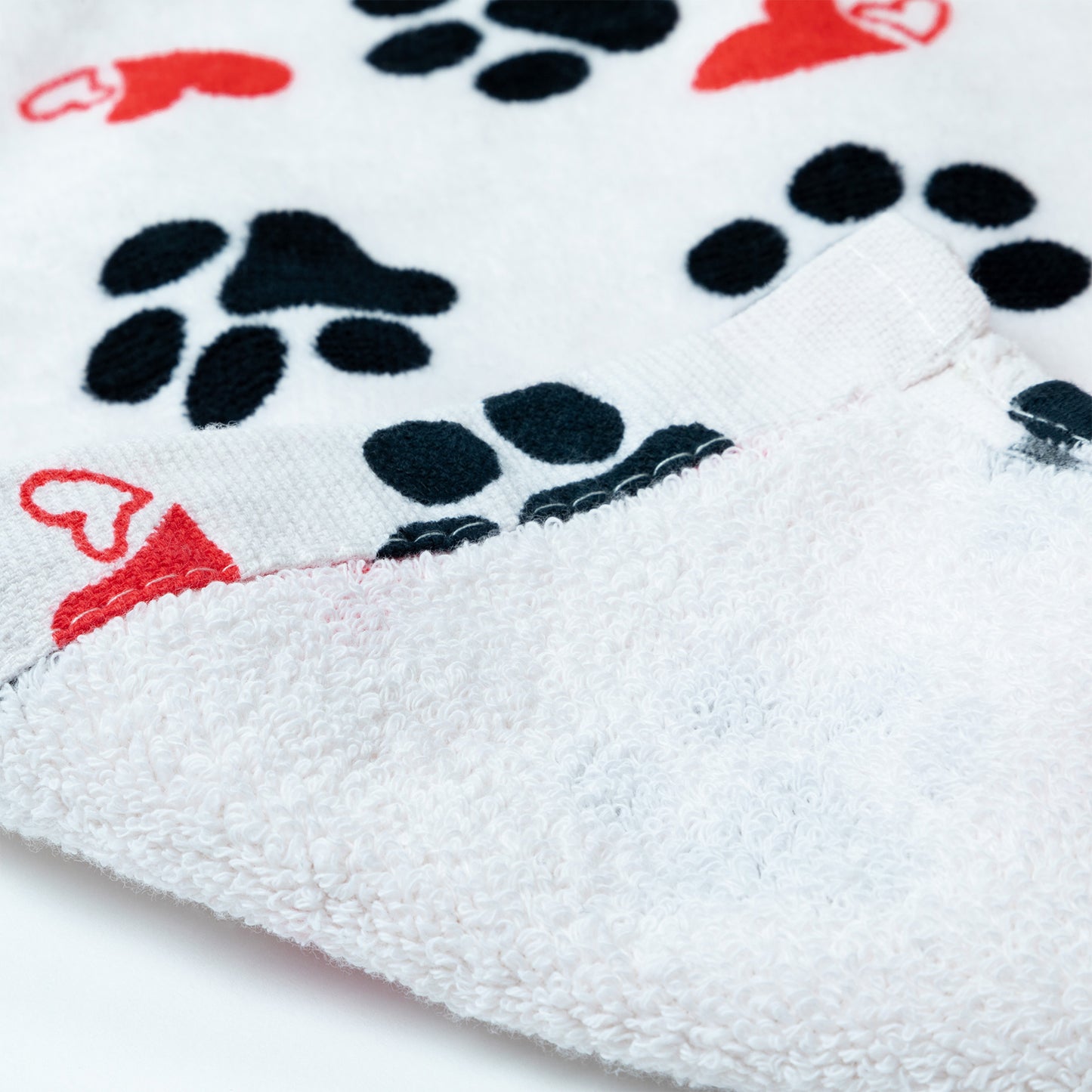 Paw Print Bath Hand Towels - Set of 2