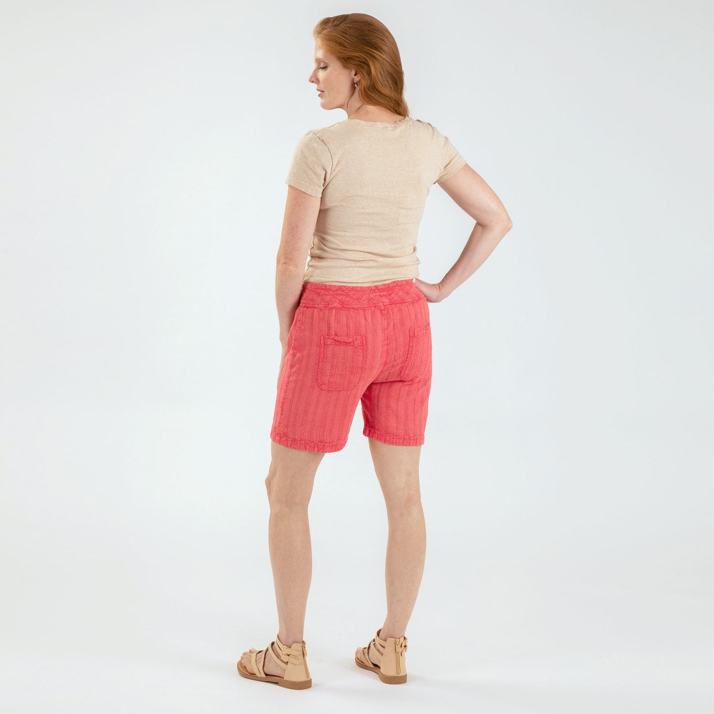 Eyelet Embroidered Relaxed Shorts