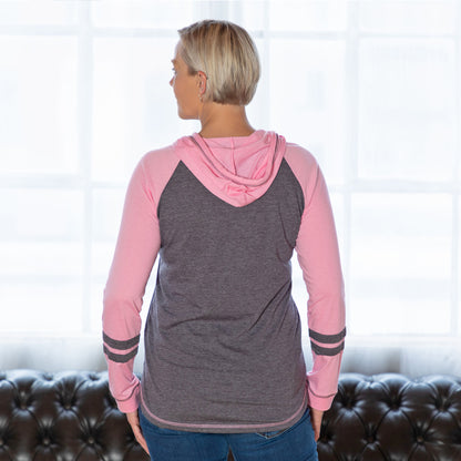 Believe Pink Ribbon Hooded Tee