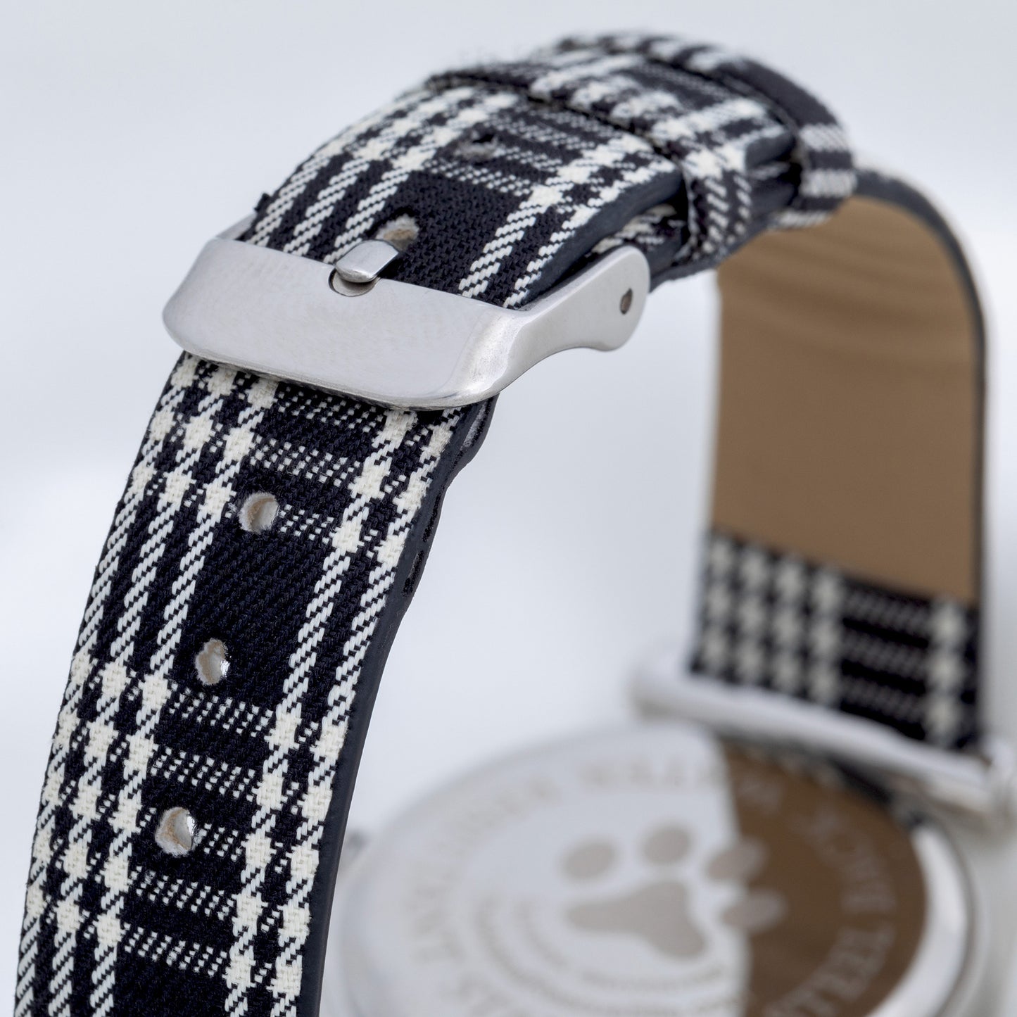 Plaid Paw Print Watch