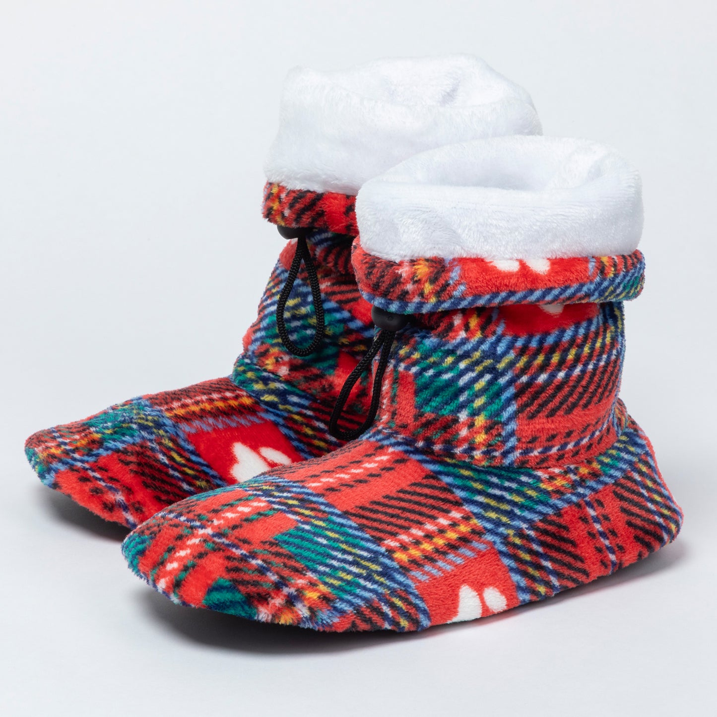 Super Cozy&trade; Deluxe Paw Non-Slip Toggle Slipper Booties