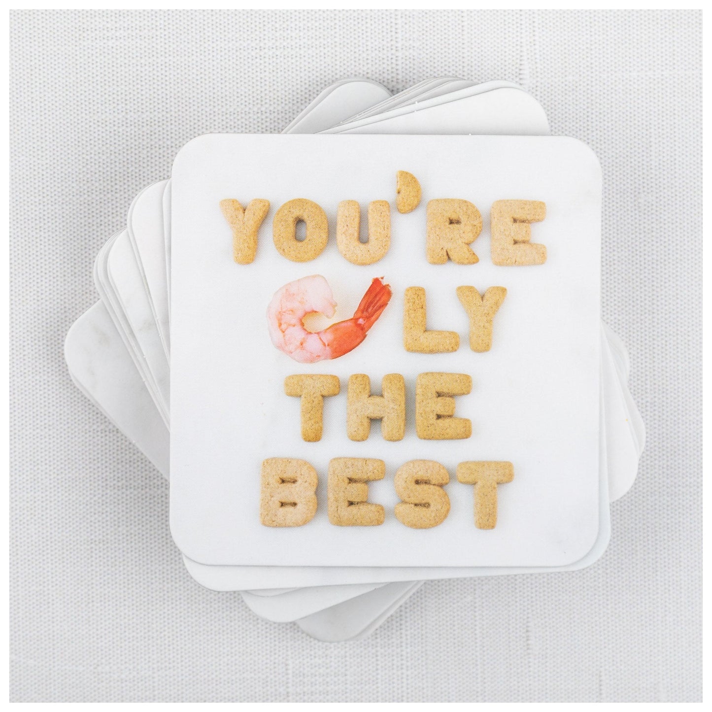 Food Pun Cardboard Coasters - Set of 20