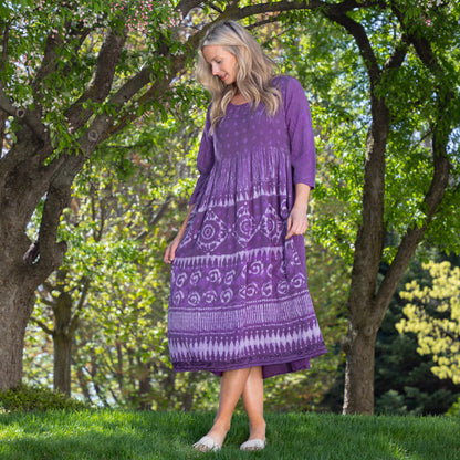 Free Flowing Midi Dress | Handmade, Fair Trade