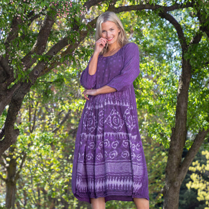 Free Flowing Midi Dress | Handmade, Fair Trade