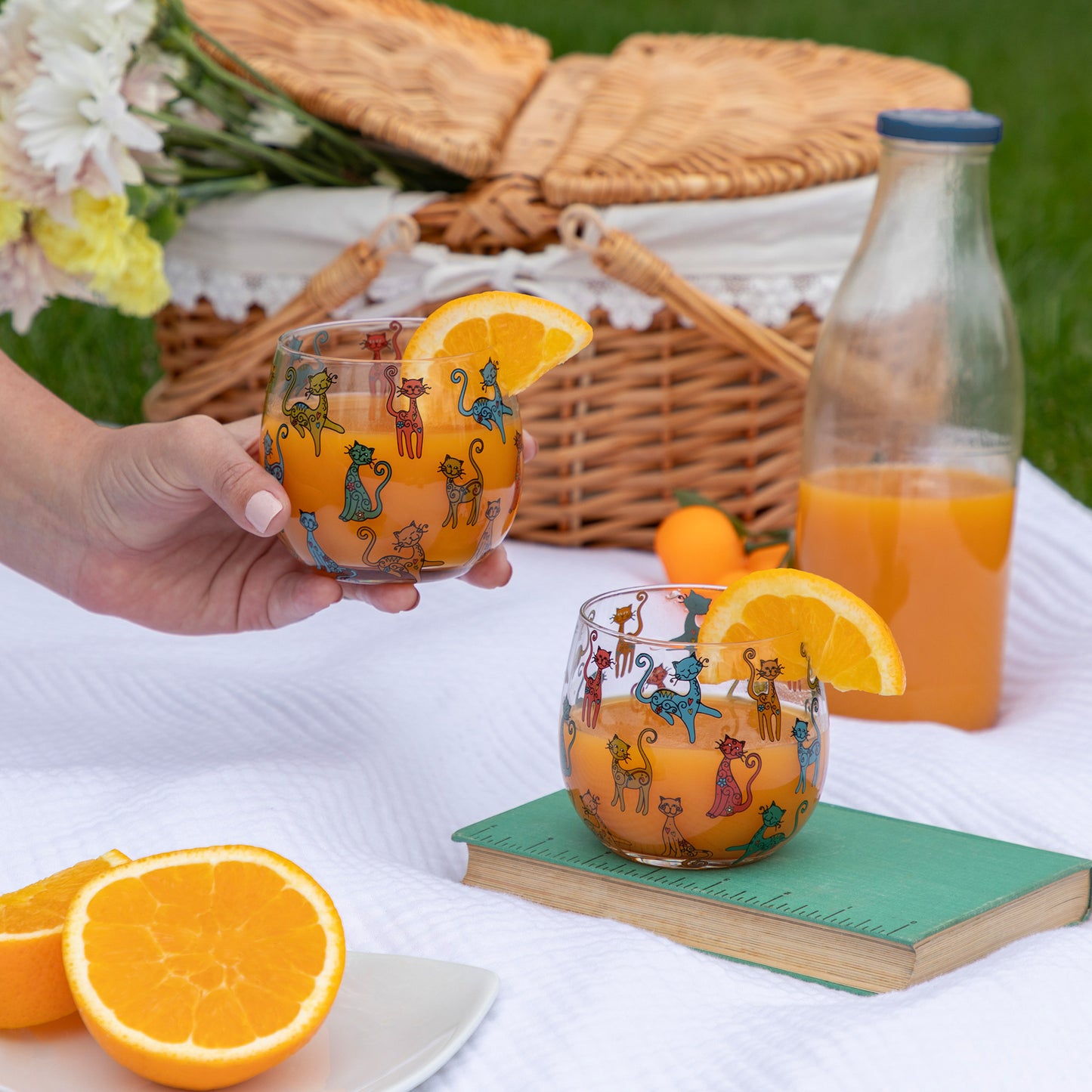 All Over Print Glasses - Set of 2